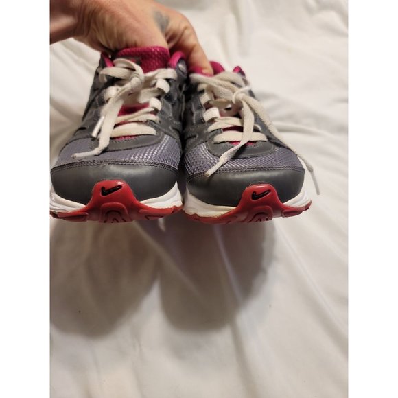 Nike Womens Reax Rocket 2 454175-009 Gray Pink Running Shoes Lace Up Size 9 - Picture 2 of 13